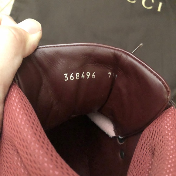 Authentic Gucci Hi-Top Sneakers - Picture 6 of 8
